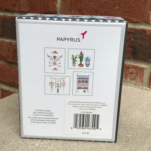 Papyrus "Wild at Heart" Notecard Set - Picture 3 of 3